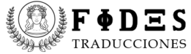logo fides traducciones dark